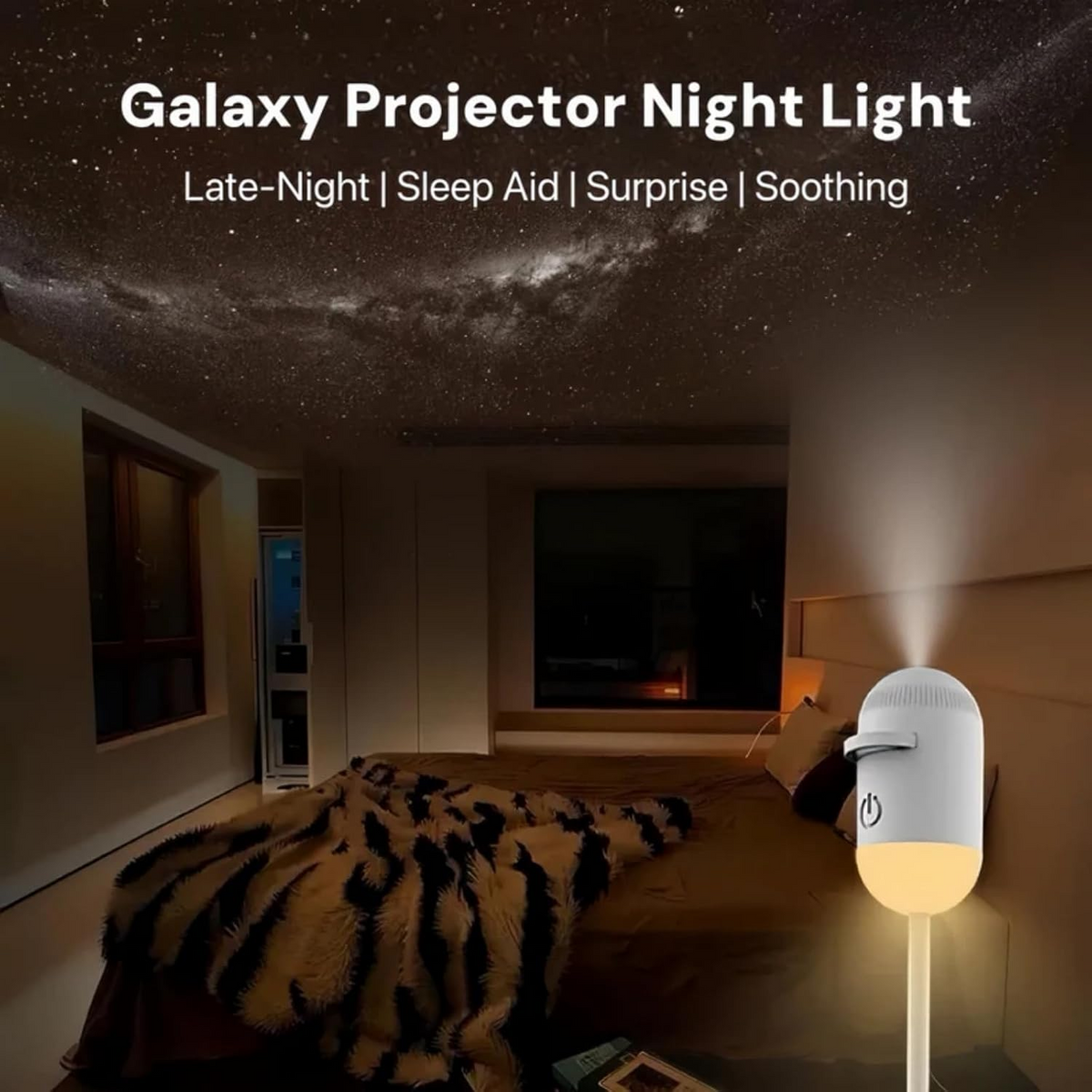 Mini Galaxy Star Projector Night Lamp